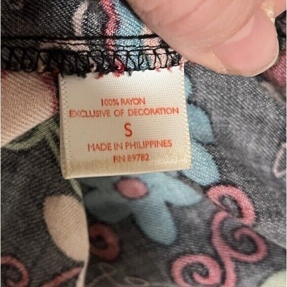 Josie Natori Multicolor Artsy Fringe Belted Short Kimono Coverup Robe Small - Picture 6 of 11